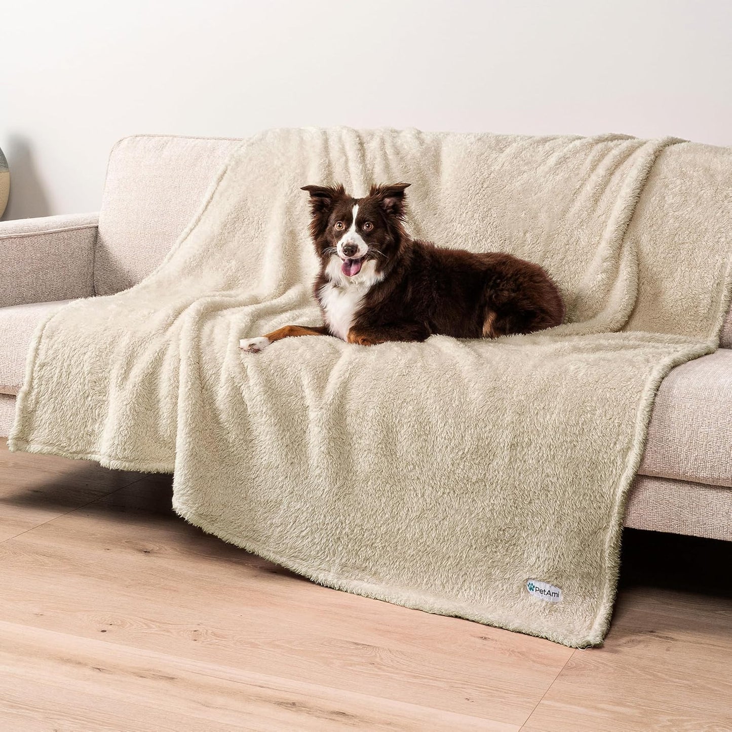 Fluffy Waterproof Dog Blanket for Small Medium Dogs, Soft Warm Pet Sherpa Throw Pee Proof Couch Cover, Reversible Cat Puppy Bed Blanket Sofa Protector, Plush Washable Pad (Pink Blush, 24X32)