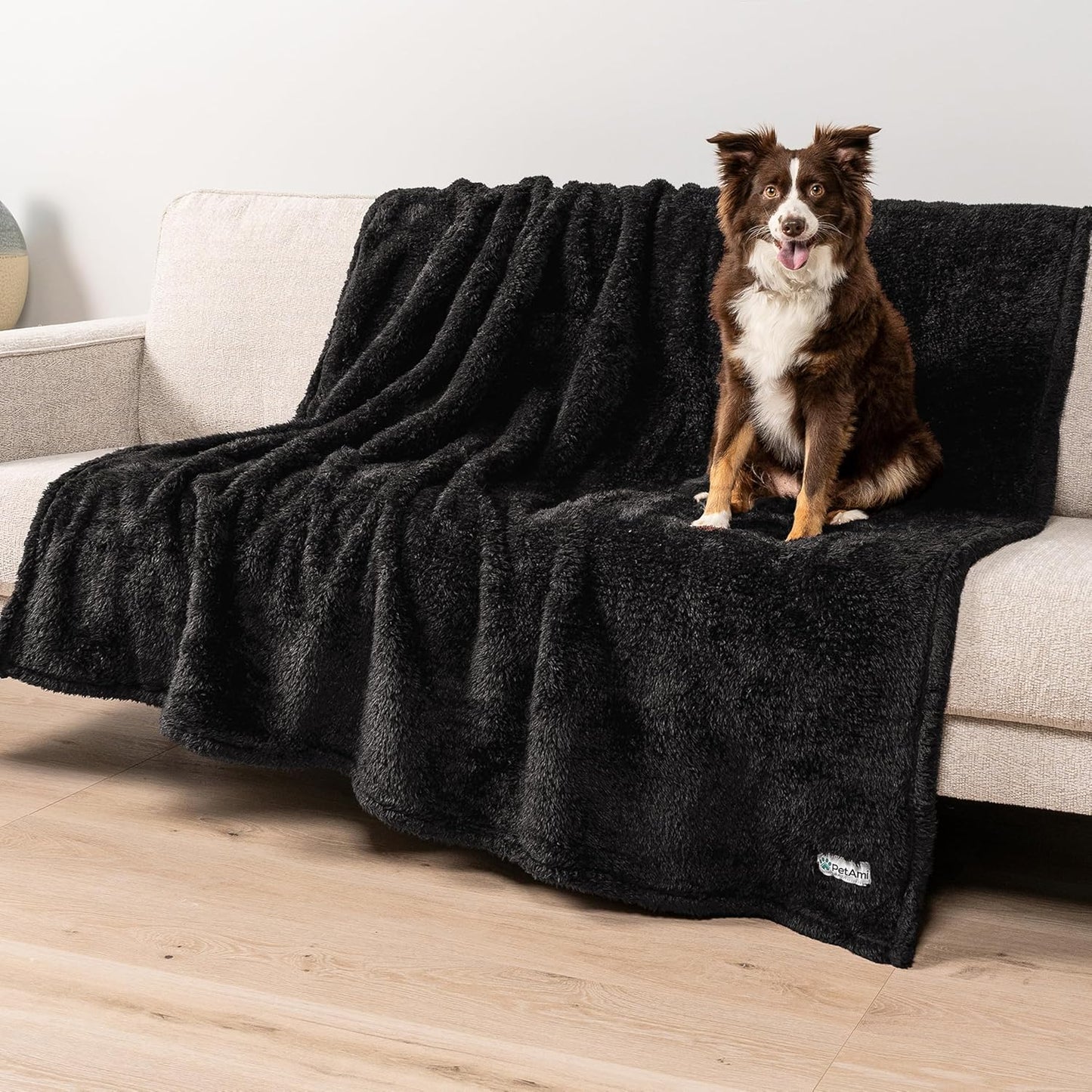 Fluffy Waterproof Dog Blanket for Small Medium Dogs, Soft Warm Pet Sherpa Throw Pee Proof Couch Cover, Reversible Cat Puppy Bed Blanket Sofa Protector, Plush Washable Pad (Pink Blush, 24X32)