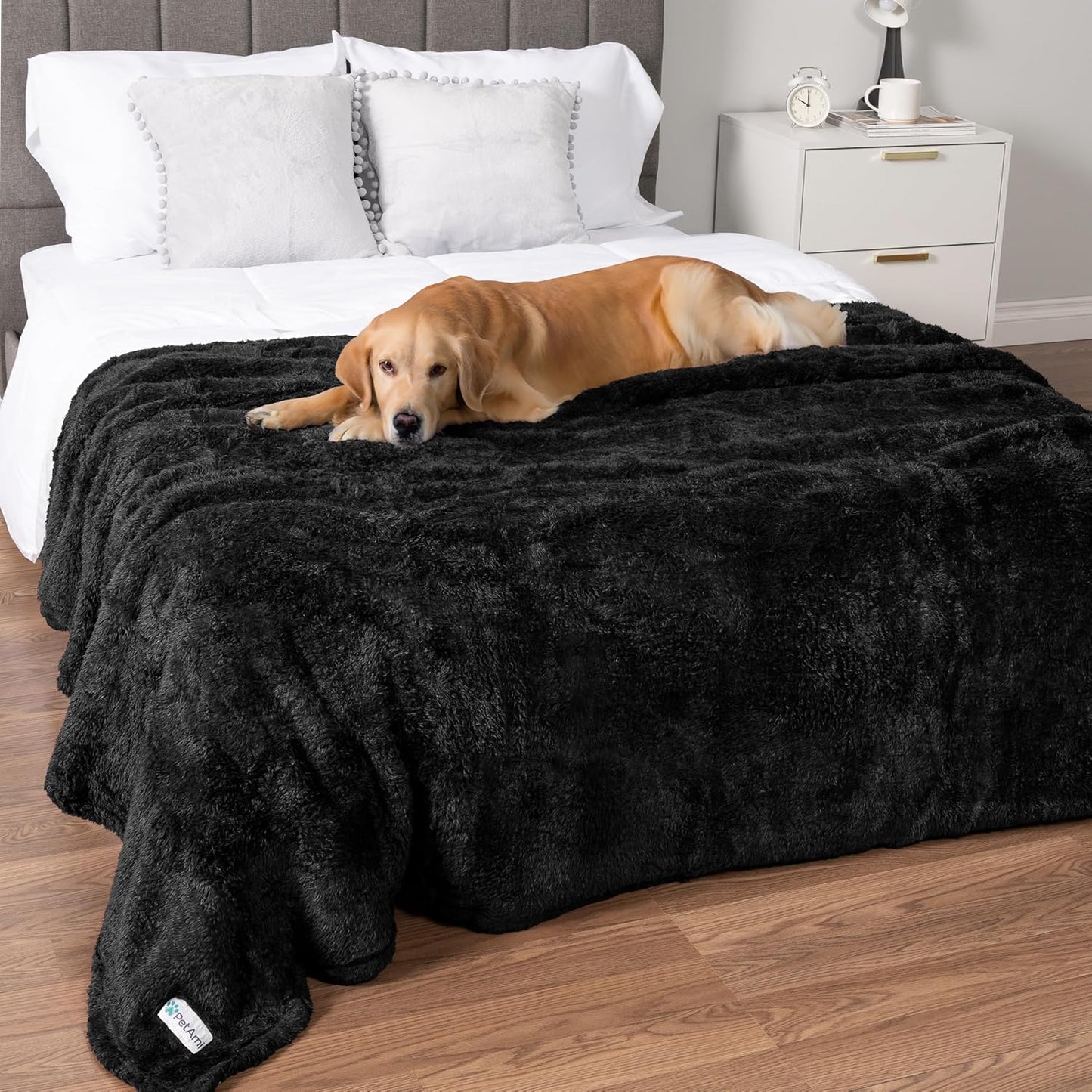Fluffy Waterproof Dog Blanket for Small Medium Dogs, Soft Warm Pet Sherpa Throw Pee Proof Couch Cover, Reversible Cat Puppy Bed Blanket Sofa Protector, Plush Washable Pad (Pink Blush, 24X32)
