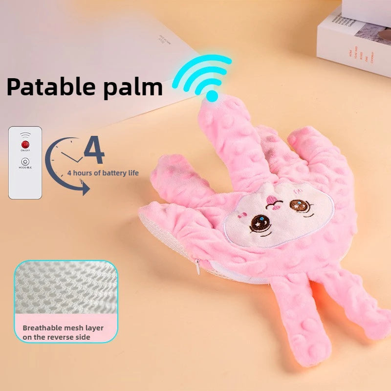 Baby Sleep Aid Pacify Hand Glove Gentle Comfortable Cotton Automatic Patting Sleep Toy for Comfortable Newborns Sleeping