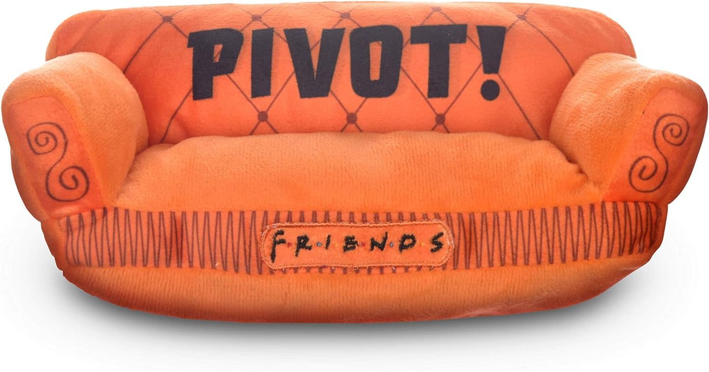 Central Perk Coffee Mug Plush Dog Toy with Rope Handle| Soft Cute Squeaky Toy for All Dogs | Stuffed Dog Toys with Squeaker Noise for Added Fun, Friends Memorabilia